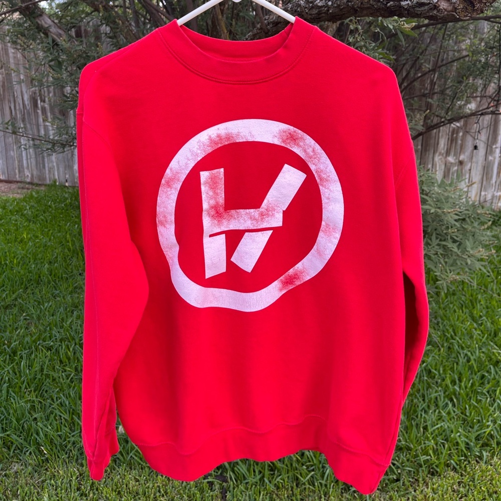 twenty one pilots Vessel Era Red Crew Sweatshirt [RARE]